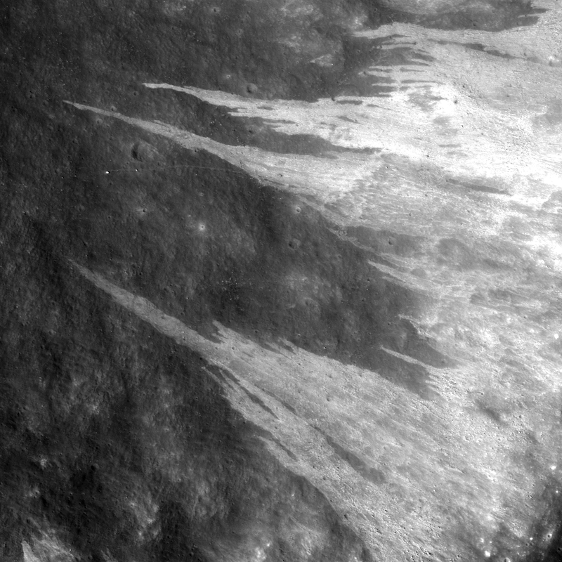Illustration for article titled Data from the Lunar Orbiter Creates Abstract Moon Art